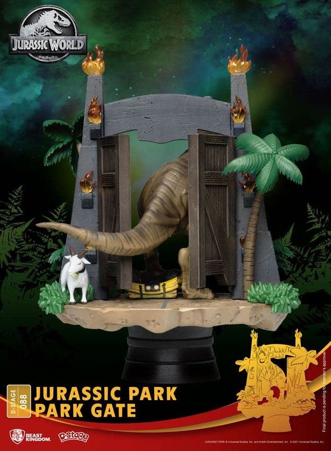 Beast Kingdom Jurassic Park: Park Gate DS-088 D-Stage Statue, Multicolor, 6 inches - Image 4